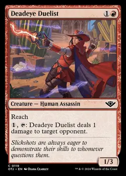 Deadeye Duelist - Outlaws of Thunder Junction OTJ - MTG - LP Magic - 119 C - Image 1