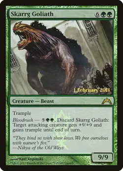 Foil Skarrg Goliath - Gatecrash Promos | MTG Card - Image 1