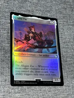 G'raha Tia Final Fantasy MTG Uncommon Foil FIN 0021 Legendary Creature NM EN - Image 1