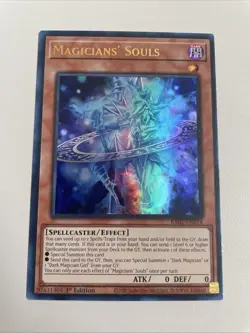 YUGIOH RA02-EN014 Magicians' Souls Ultra Rare Card 1st Edition - Image 1