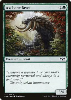 Foil Axebane Beast - Ravnica Allegiance | MTG Card - Image 1