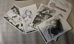 MTG The Gathering Reuniting Pioneering Artists of Magic M Sketch 2013 Hardcover - Image 2
