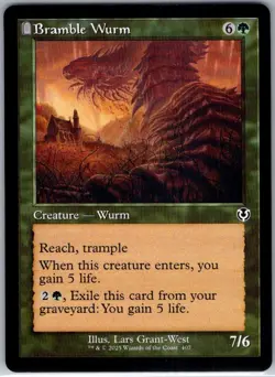 Bramble Wurm (Retro Frame) - 407 - Innistrad Remastered - Magic MTG - LP - B3G1 - Image 1