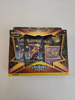 Pokemon TCG Shining Fates Mad Party Pin Collection Dedenne Factory Sealed - Image 2