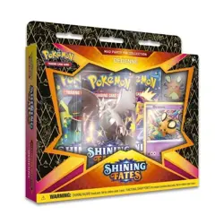 Pokemon TCG Shining Fates Mad Party Pin Collection Dedenne Factory Sealed - Image 1