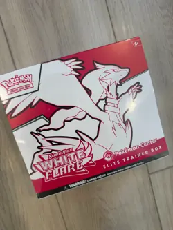Pokemon Scarlet & Violet Black Bolt and White Flare Pokemon Center Exclusive ETB - Image 1