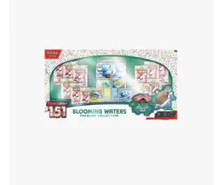 POKEMON Blooming Waters 151 Premium Collection Box, Sealed Box has minor tear - Image 1