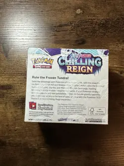 Pokemon Chilling Reign Booster Box Sealed Sword And Shield Factory Sealed New - Image 2