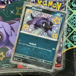 Pokemon TCG Scarlet & Violet Paldean Fates Tech Sticker Collection Maschiff NEW! - Image 2