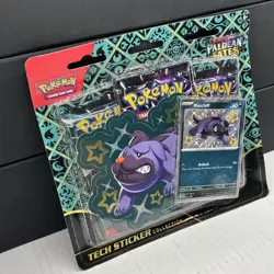 Pokemon TCG Scarlet & Violet Paldean Fates Tech Sticker Collection Maschiff NEW! - Image 3