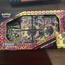 Pokemon Crown Zenith Morpeko V-Union Premium Playmat Collection Box - SEALED - Image 1