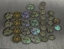 Lot of 31 Official Pokemon TCG Coins - Boost Your Collection! - Image 1