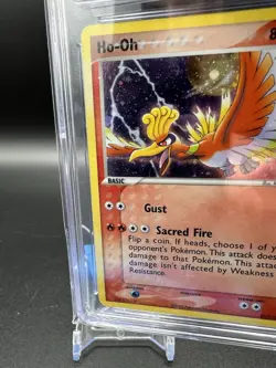 Vintage Pokemon Ho-Oh - 2005 EX Unseen Forces #27/115 - CGC 7.5 Near Mint+ SWIRL - Image 4