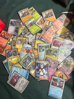 10 Destined Rivals Pokemon cards 1EX and reverse holo and holos only - Image 2