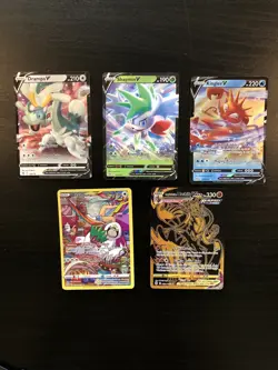 Pokemon Brilliant Star 5 Card Lot - Ultra Rare V cards - Complete Your Set - NM! - Image 1
