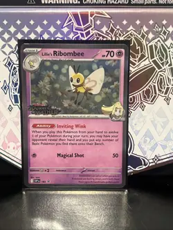 Lillie's Ribombee SVP 183 PRERELEASE PROMO SEALED Journey Together Pokemon TCG - Image 2