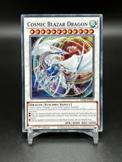 Yugioh • Cosmic Blazar Dragon 1st Edition #LED6-EN029 - Image 1