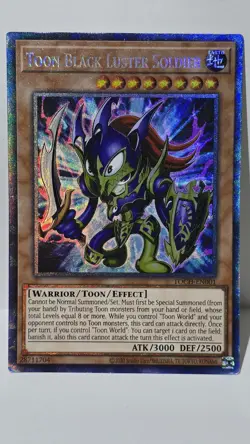 Yugioh 2020 Toon Black Luster Soldier TOCH-EN001 Collectors Rare Unlimited MP - Image 3