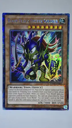 Yugioh 2020 Toon Black Luster Soldier TOCH-EN001 Collectors Rare Unlimited MP - Image 4