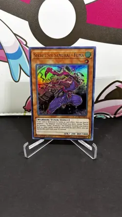 Yugioh Secret Six Samurai Fuma DUOV EN070 Ultra Rare 1st Edition NM Six Sam - Image 1