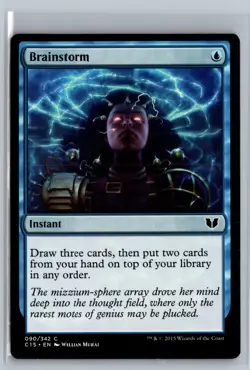 Brainstorm a Commander 2015 Common - MTG Magic the Gathering Card - Image 1