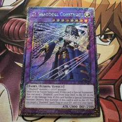 Yugioh! El Shaddoll Construct Platinum Secret Rare - RA04-EN229 1st Edition - EN - Image 1
