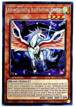 "Advanced Crystal Beast Sapphire Pegasus"BLCR-016(ScR)Yugioh!BOL:Crystal Revenge - Image 1