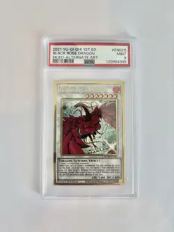 PSA 9 Black Rose Dragon MGED-EN026 Alternate Art Yugioh Maximum Gold El Dorado - Image 1
