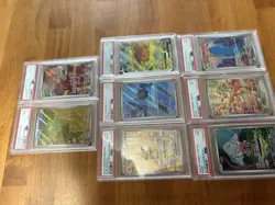 Pokemon Illustration Rare Psa Graded Card Lot PSA 9 Charizard Eevee - Image 1