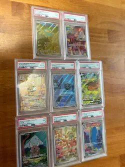 Pokemon Illustration Rare Psa Graded Card Lot PSA 9 Charizard Eevee - Image 2