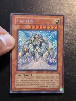 Yu-Gi-OH! SECRET RARE HOLO CARD TUALATIN LODT-EN090 LP/MP - Image 3
