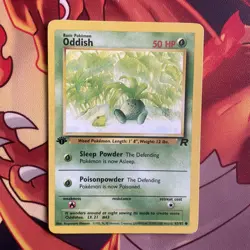 2000 Oddish #63/82 - Team Rocket 1st Edition - Pokemon Card Vintage WOTC TCG IR - Image 2