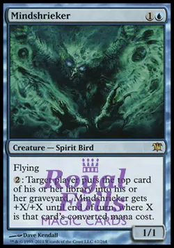 Mindshrieker 1x FOIL ISD MTG Innistrad Rare MINT blue - Image 1
