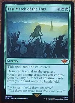 Last March of the Ents Universes Beyond: the Lord of the Rings MTG - Image 1