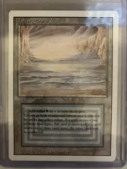 Underground Sea - Revised Edition - LP - Nonfoil - MTG Dual Land - Reserved List - Image 1