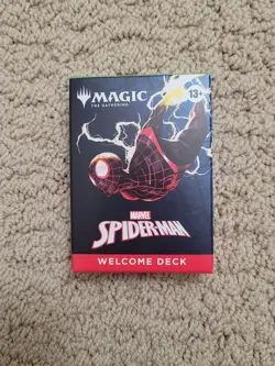 2025 SDCC Magic The Gathering x MTG Spider-Man Mile Morales Green Welcome Deck - Image 1