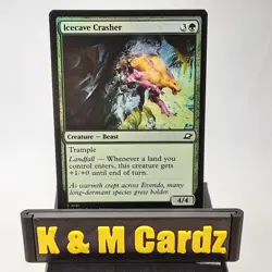 MTG - Edge of Eternities - Icecave Crasher - Foil - #191 - NM - Image 1