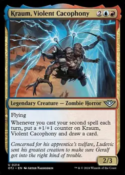 Kraum, Violent Cacophony - Outlaws of Thunder Junction OTJ - MTG - LP Magic - 21 - Image 1