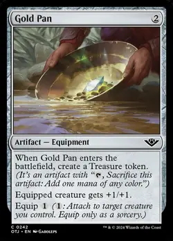 Gold Pan - Outlaws of Thunder Junction OTJ - MTG - LP Magic - 242 C - Image 1