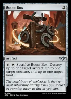 Boom Box - Outlaws of Thunder Junction OTJ - MTG - LP Magic - 241 U - Image 1