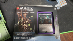 Factory Sealed MTG Universes Warhammer 40K Commander Necron Dynasties Deck - Image 1