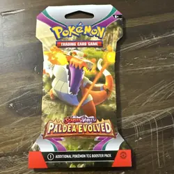Pokemon TCG: Scarlet & Violet-Paldea Evolved - Sleeved Booster Pack - Image 1