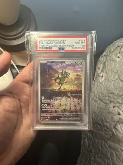 2024 POKEMON TWILIGHT MASQUERADE POKEMON CENTER ETB TEAL MASK OGERPON PSA 10 - Image 1