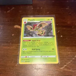 2020 Pokemon Sword & Shield - Rebel Clash Holo (Gamestop Promo) Flapple #022 NM - Image 1
