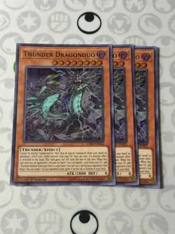 3x Thunder Dragonduo - SOFU-EN022 - Super Rare (NM) - Yugioh Playset - Image 1