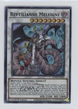 Reptilianne Melusine 1st Ed. YuGiOh Burst of Destiny #BODE-EN043 - Image 1