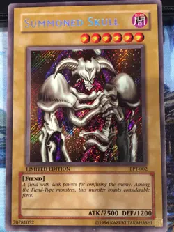 YuGiOh! TCG - Summoned Skull - 2002 Collectors Tin (BPT-002) Lightly Played - Image 1