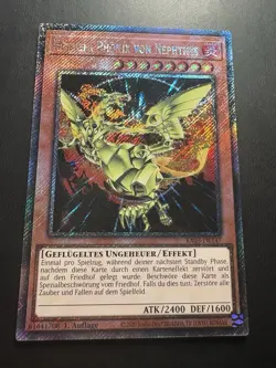 Yugioh! Heiliger Phonix von Nephthys Platinum Secret Rare - RA03-DE147 1. Aufl. - Image 1