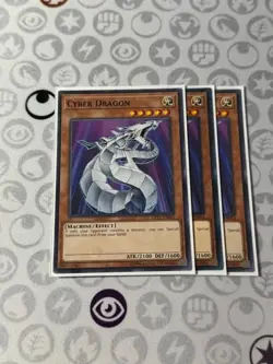 3x Cyber Dragon - Common (NM) - Yugioh Playset - Image 1