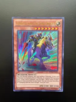 Yugioh Charging Gaia The Fierce Knight MP16-EN120 1st Edition Ultra Rare LP - Image 1